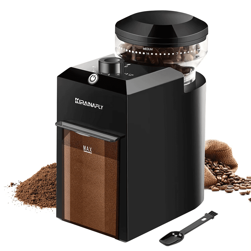 KIRAINAFLY Burr Coffee Grinder