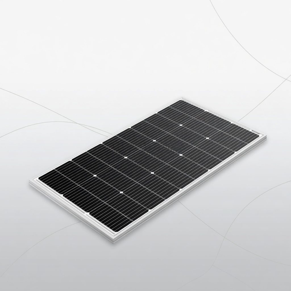 DOKIO 100W Rigid Monocrystalline Solar Panel