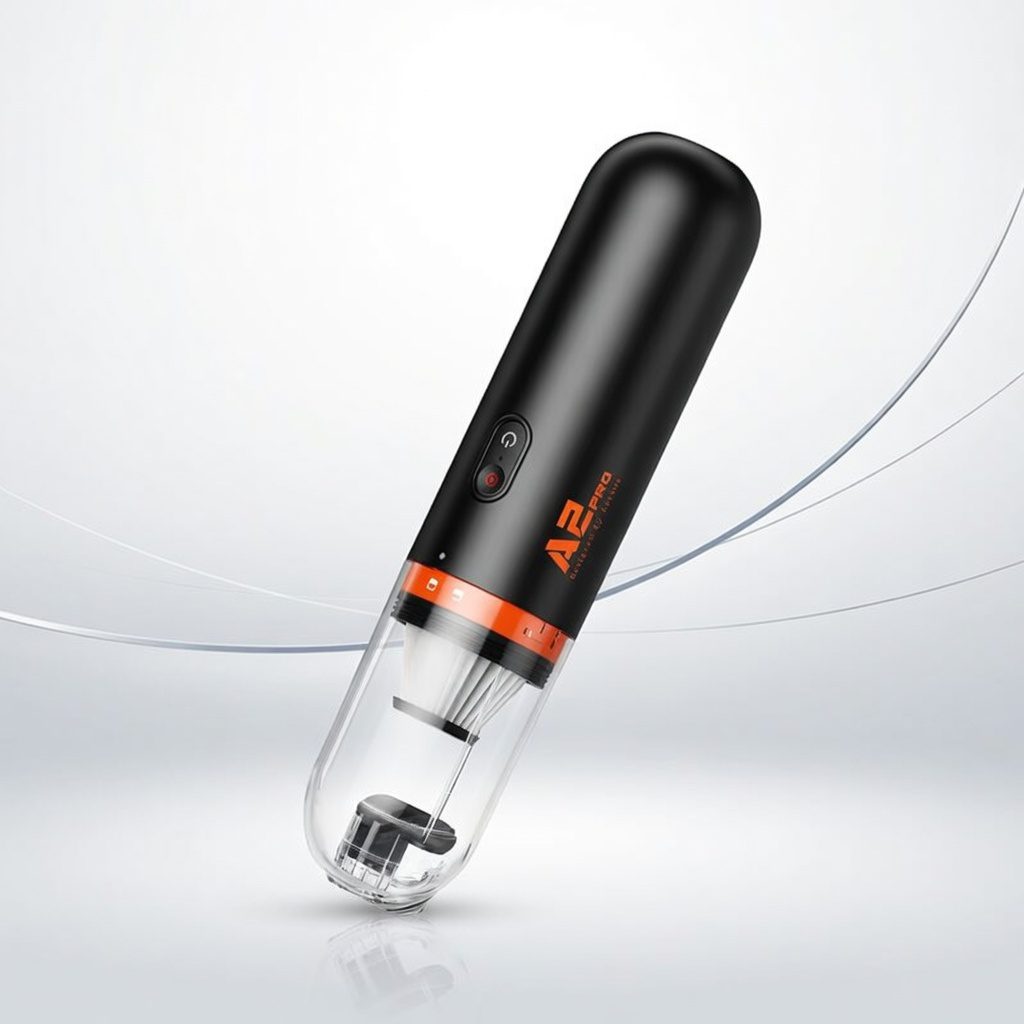 Compact Powerful Wireless Car Vacuum 87kPa