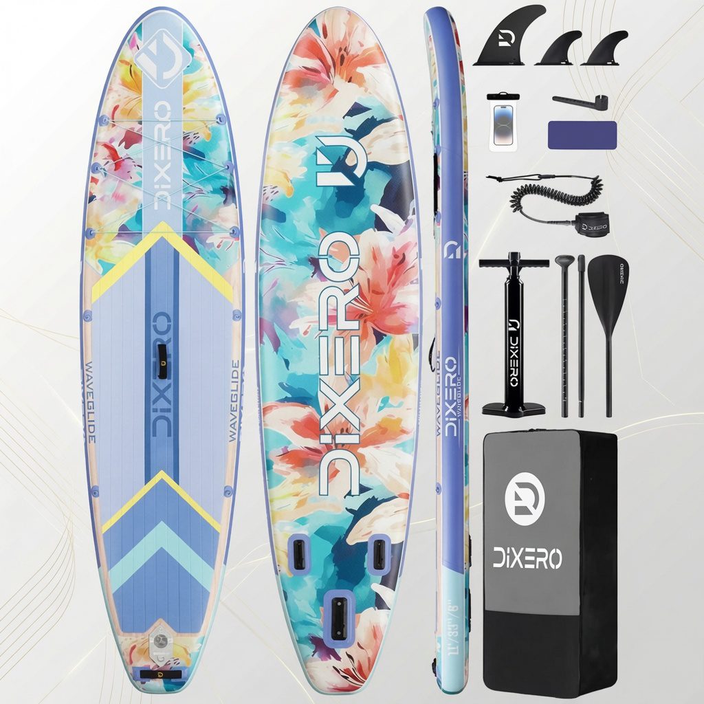 DIXERO 11' Extra-Wide Vibrant Inflatable SUP Board