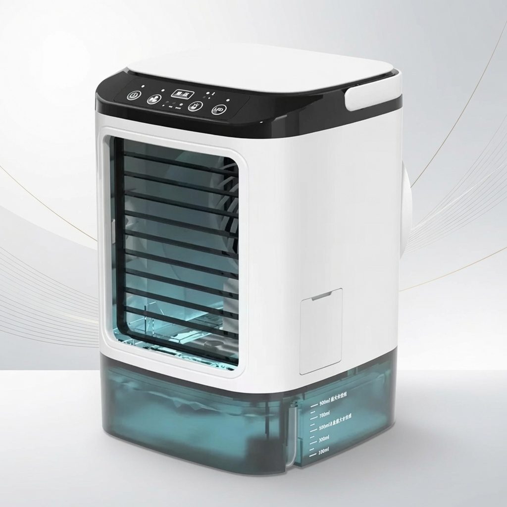 HOMEFISH 900ml 3-in-1 Evaporative Air Cooler Fan