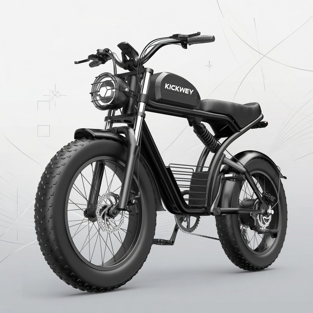 Kickwey K7 1500W Fat Tire Electric Dirt Bike