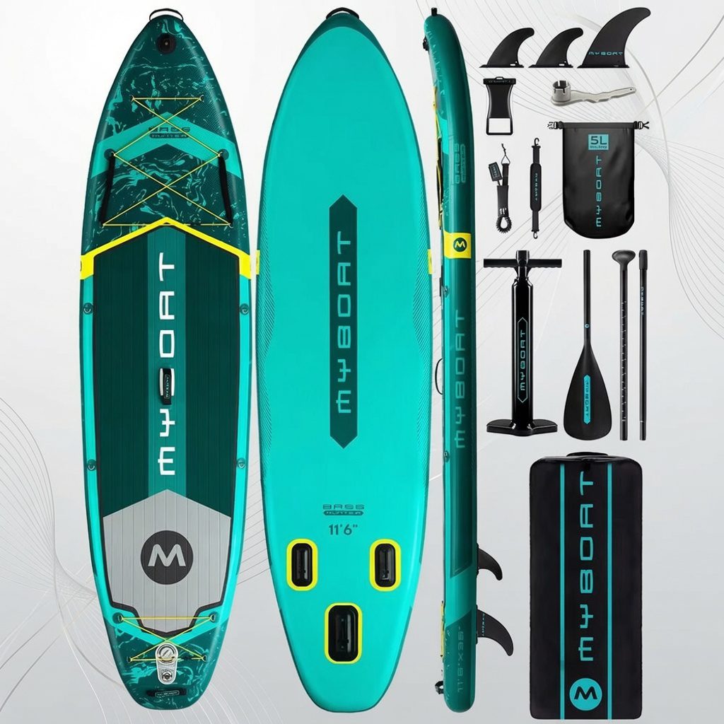 MYBOAT Bass Hunter Fishing Inflatable SUP Board