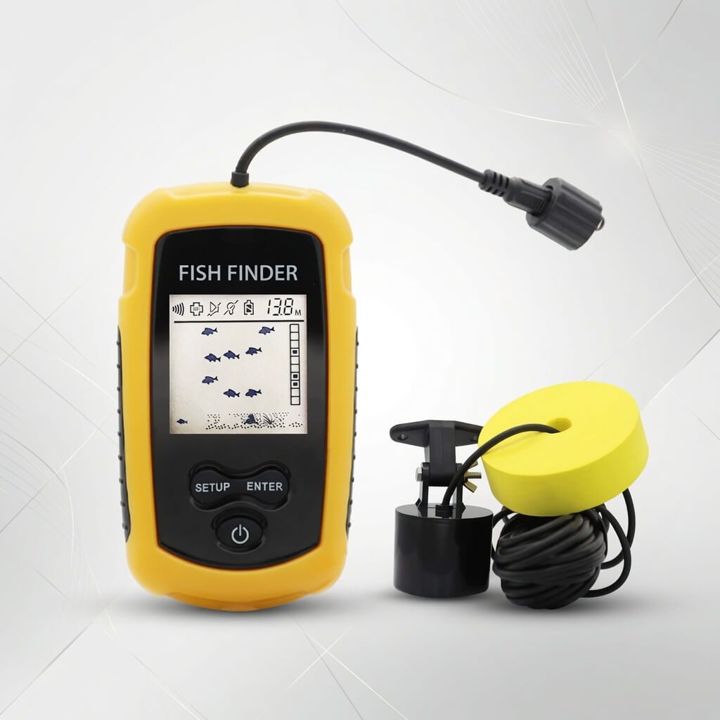 PuPoPan Alarm 100M Portable Sonar Fish Finder